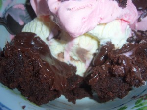 Brownies and Ice cream