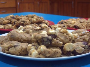 Chocolate marshmallow cookies